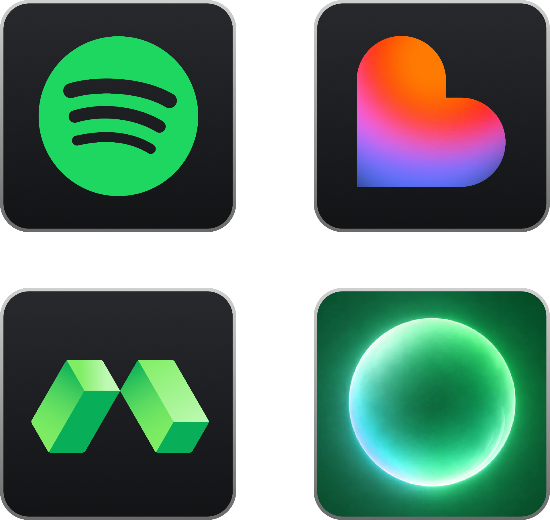 App icons grid